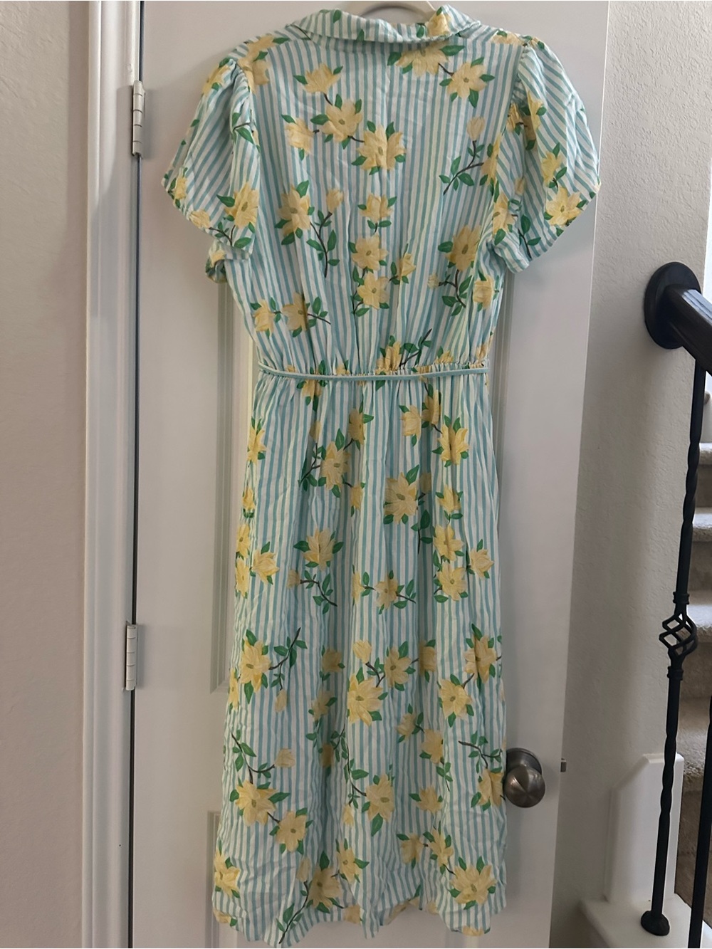🌼 Draper James Floral Stripe Dress | Women’s Size Large | NWOT - Picture 5 of 5